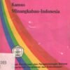 Kamus Minangkabau Indonesia Marah Rusli 1985